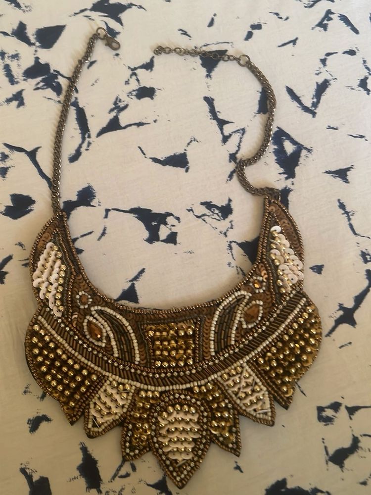 Beaded Statement Necklace