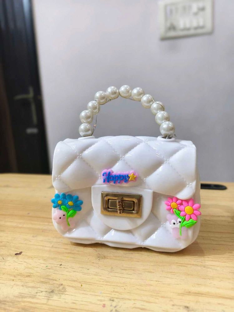 Cute White Handbag