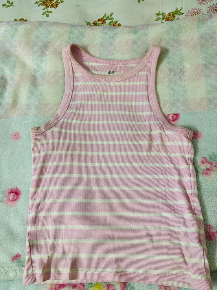 H&amp;M pink tank top