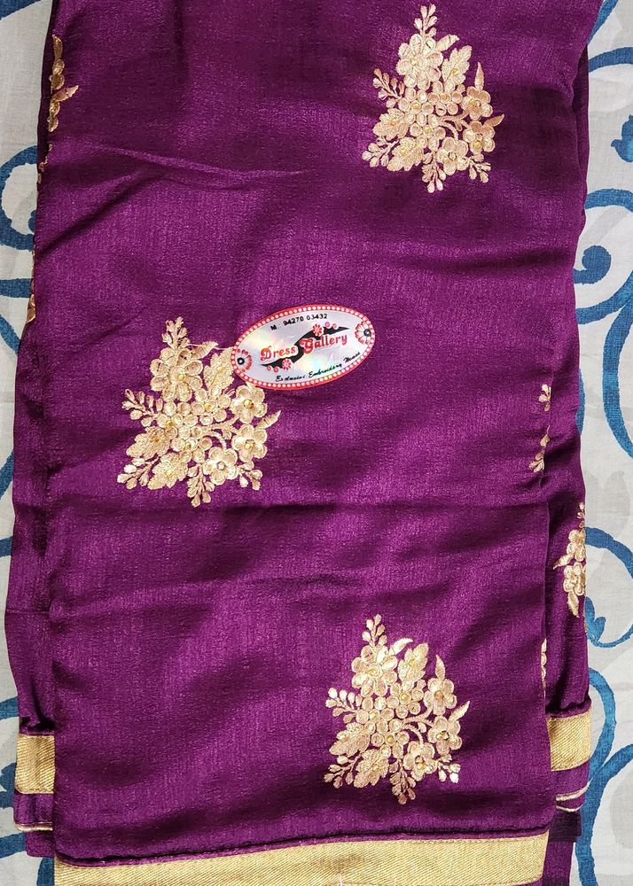 Violet Saree