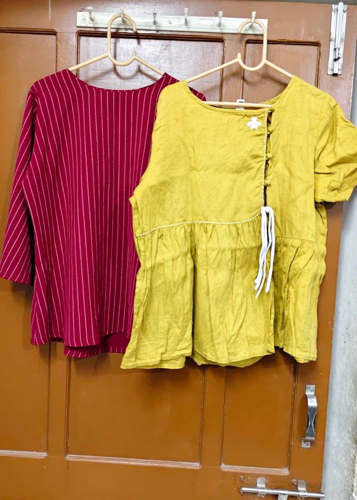 Set of 2 Trendy Women's Tops
