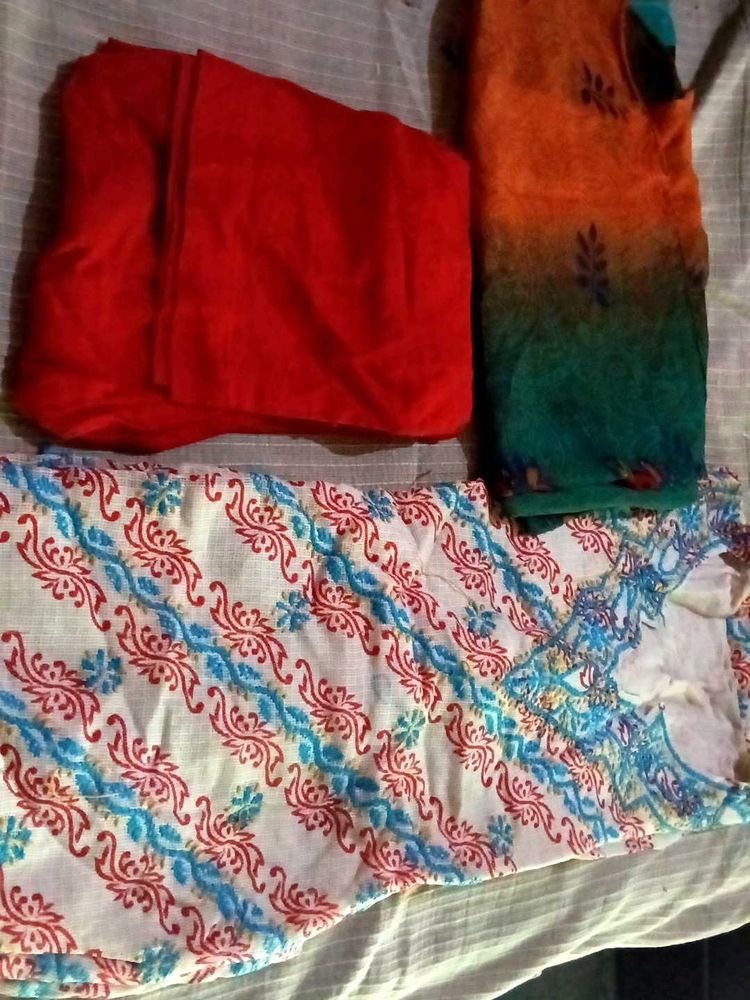 Embroidered Kurta Set with Dupatta size XXL