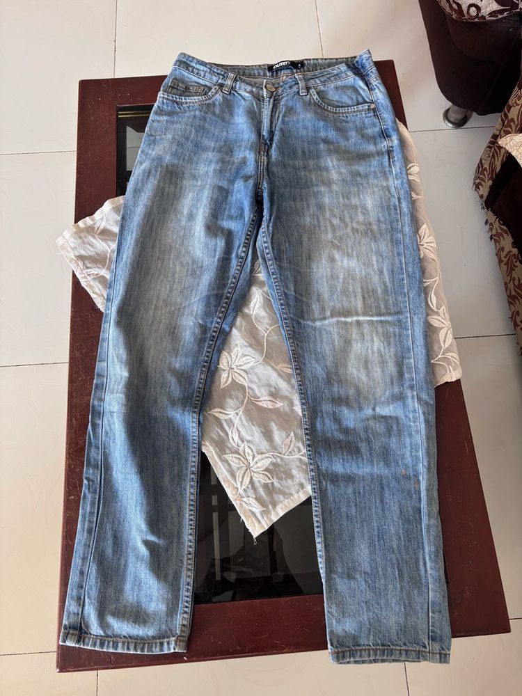 Classic Blue OUTRYT Wash Denim Jeans