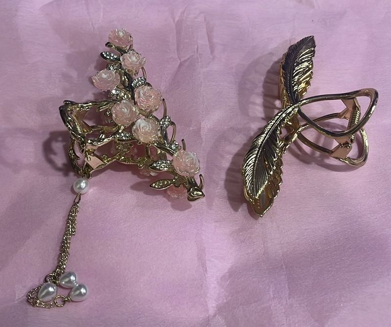 Elegant Hair Claw Clips - Set of 2