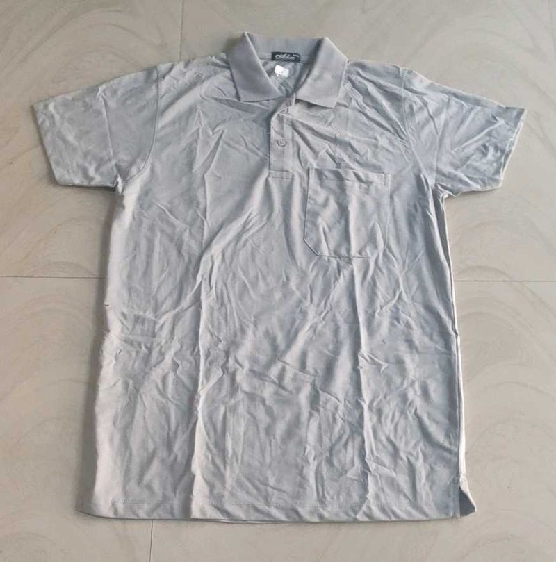 Classic Grey Polo Shirt
