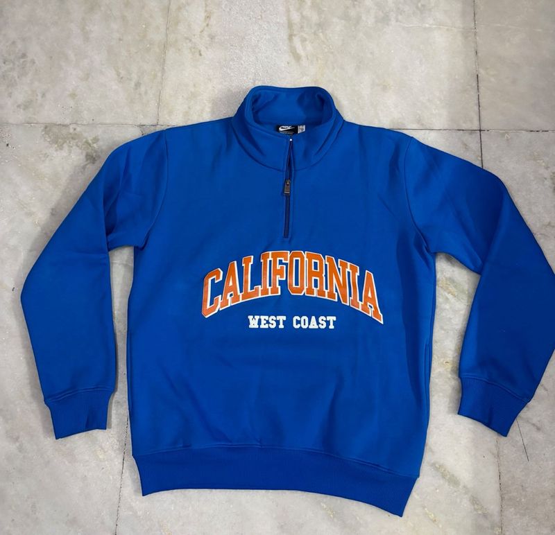 Nike California Blue Quarter Zip Pullover Sweatshi