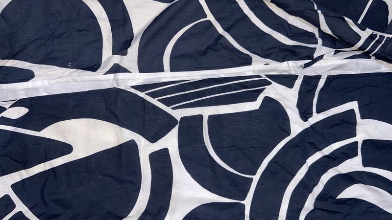 Stylish Blue &amp; White wrap around dress