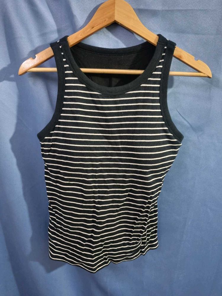 M&amp;S Striped Tank Top