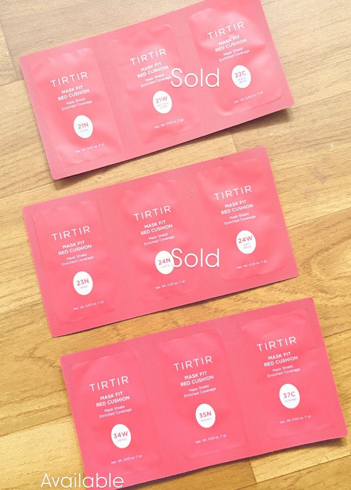 TIRTIR Mask Fit Red Cushion Samples