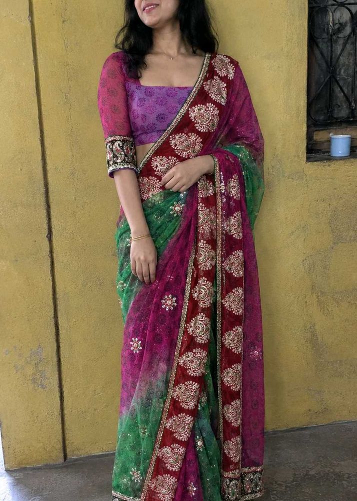 Beautiful Embroidered Saree