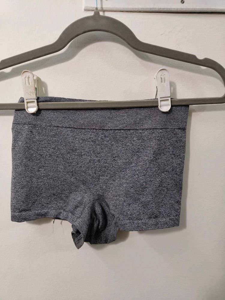 Grey Seamless Shapewear Shorts
