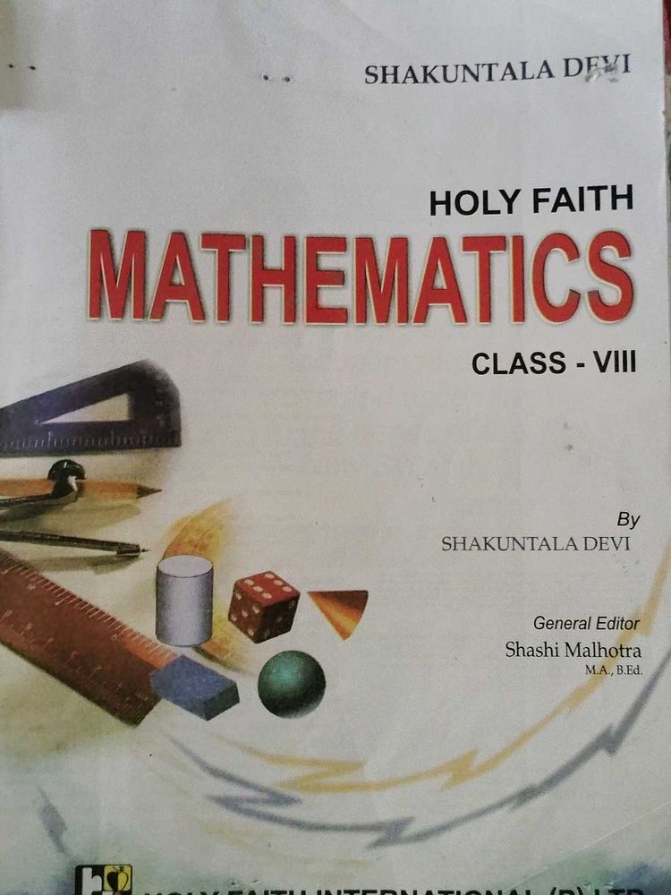 Holy Faith Mathematics Class VIII Textbook