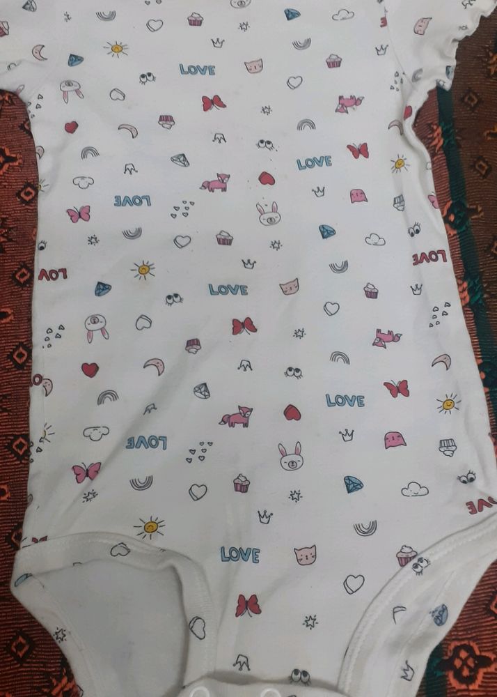 Carter's brand white onesie