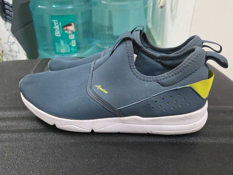 Decathlon Comfortable Blue Slip-On Shoes