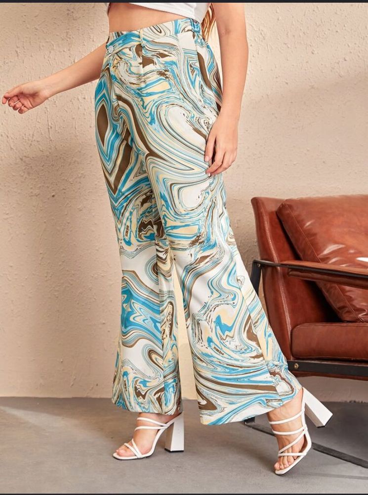 Flowy Printed Wide Leg Pants