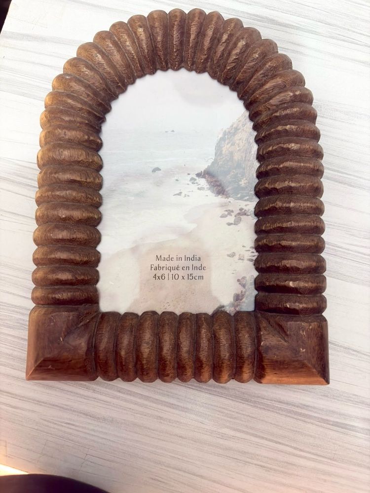 wooden frame