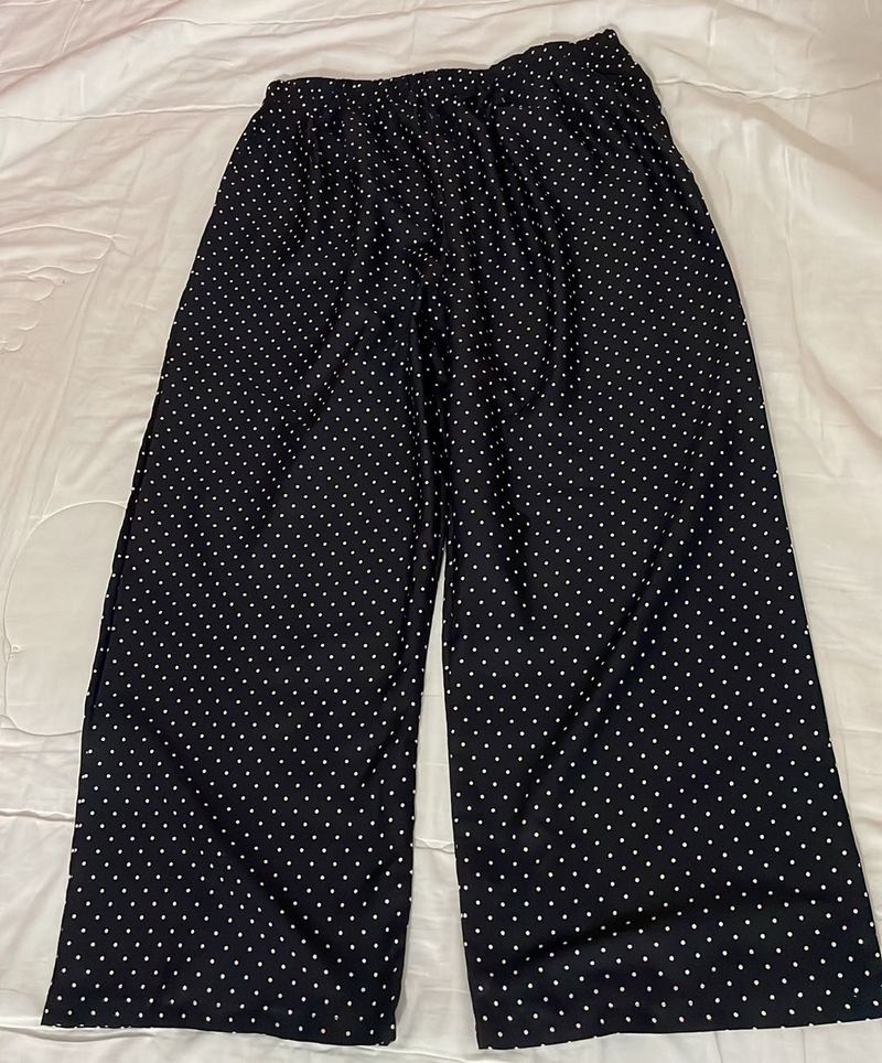 Chic Polka Dot Palazzo Pants