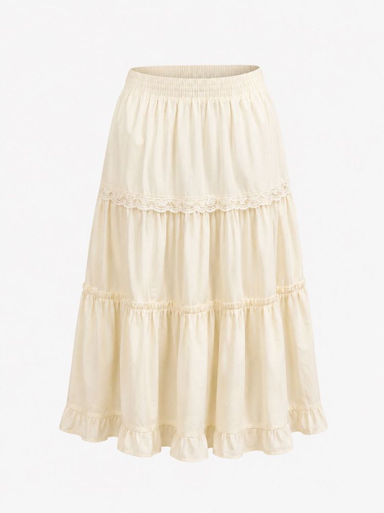 Boho Tiered Maxi Skirt