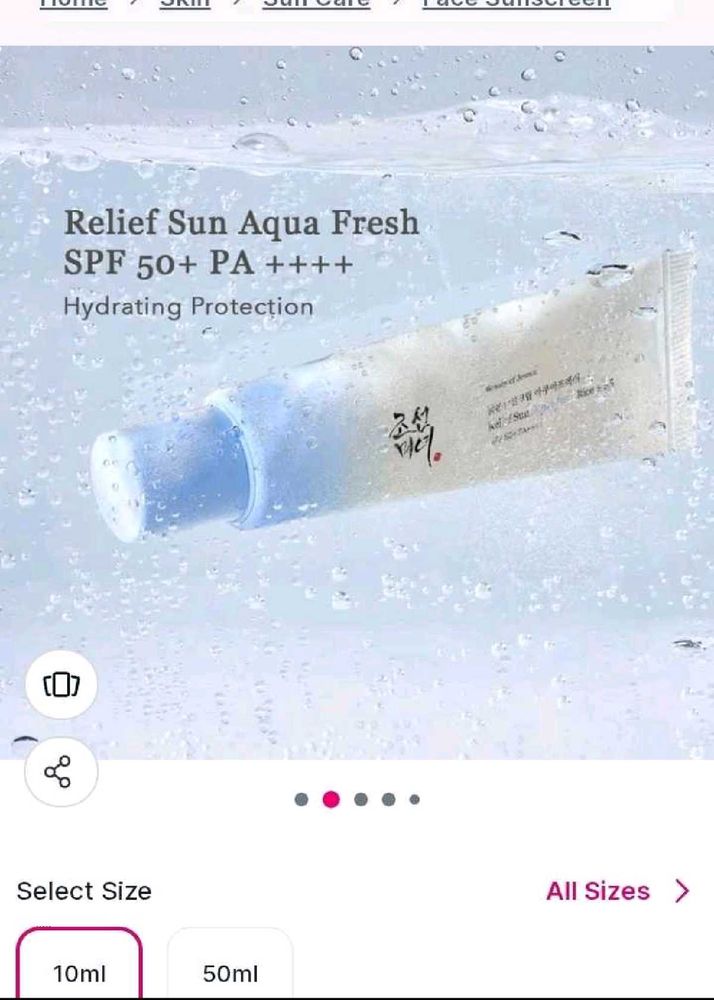 beauty of joseon mini trial  pack sunscreen new un