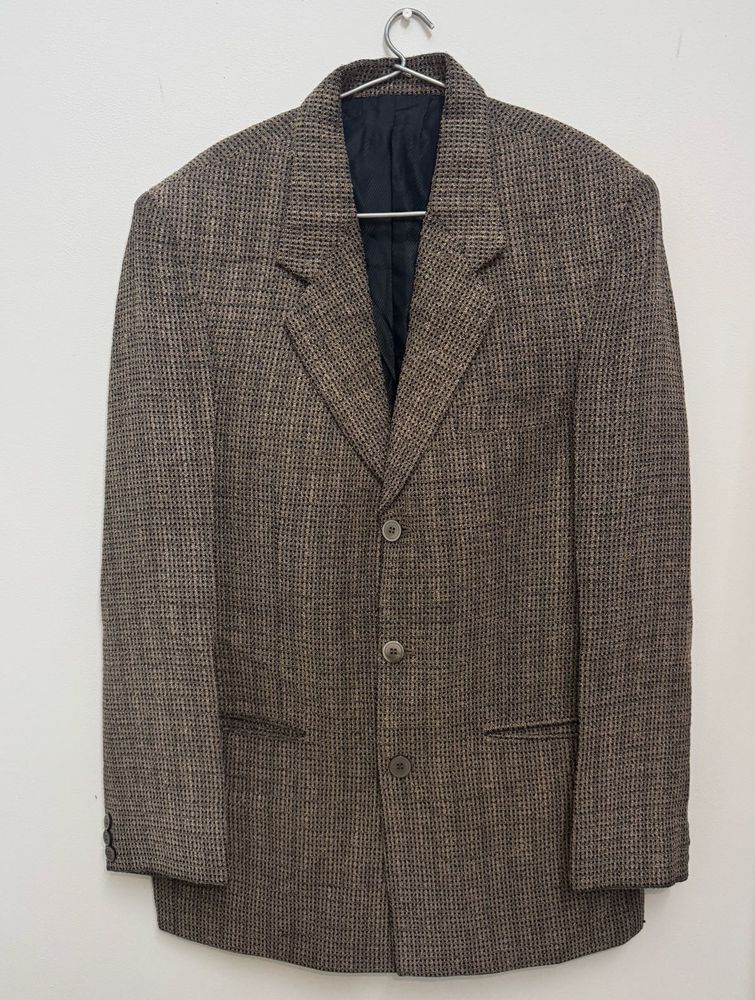 vintage Brown Patterned Blazer