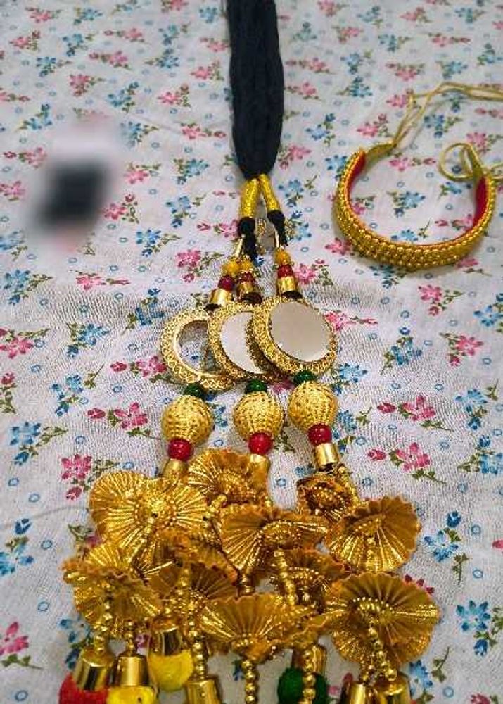 Elegant Gold necklace and with free Paranda🤩🤌