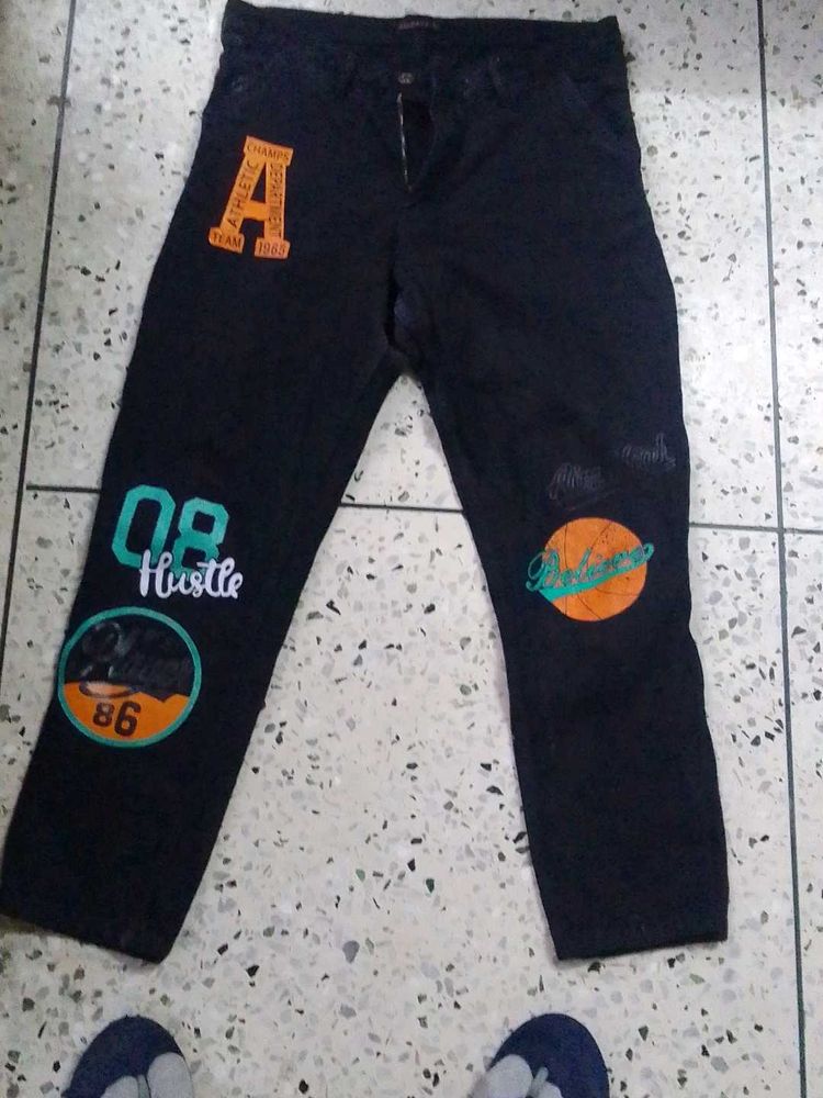 Stylish Graphic Print Pants