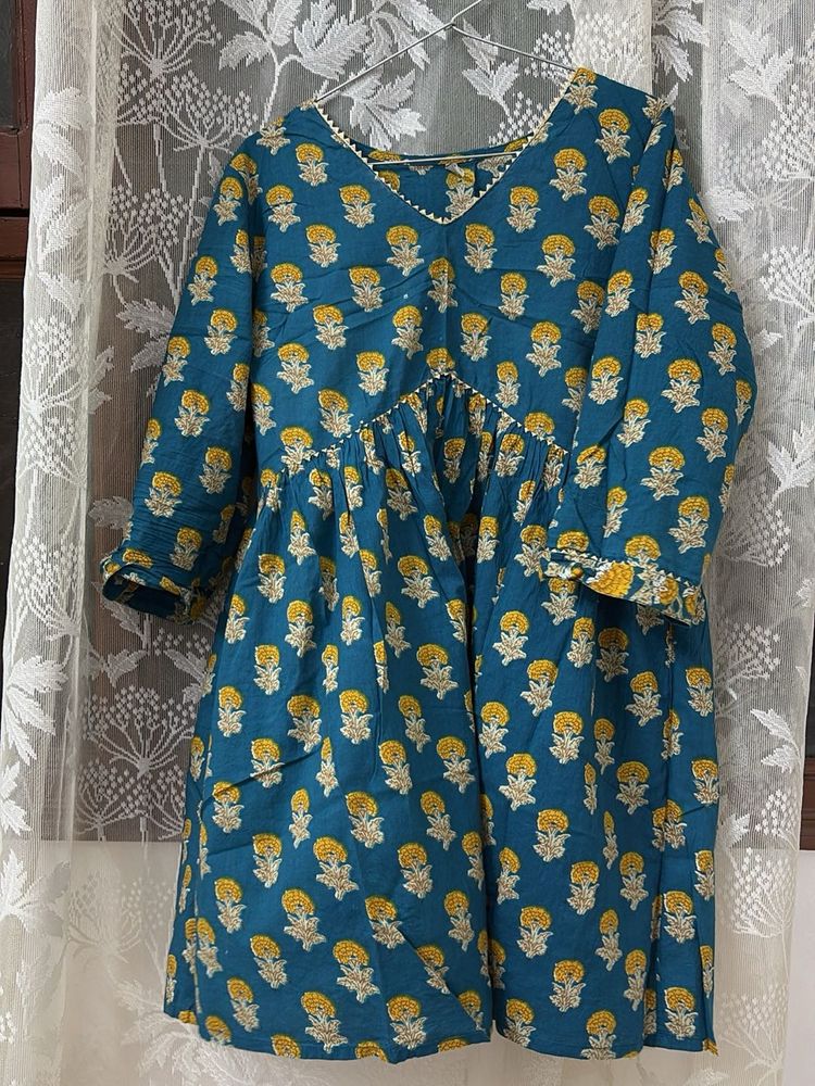 Beautiful Pure cotton Gharara set