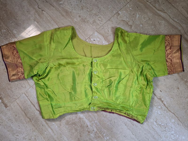 Pure Silk Paithani Stitched Blowse