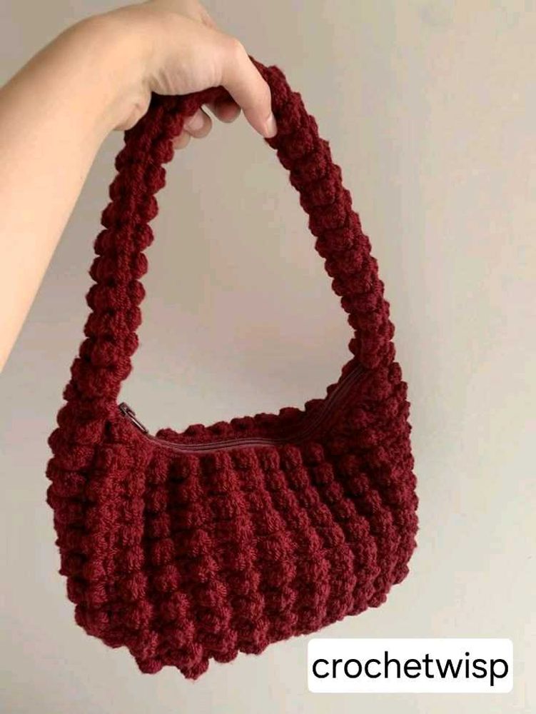 Crochet Popcorn Bag