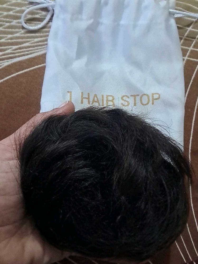 Dark Brown Hair Scrunchie BUN BRANDED