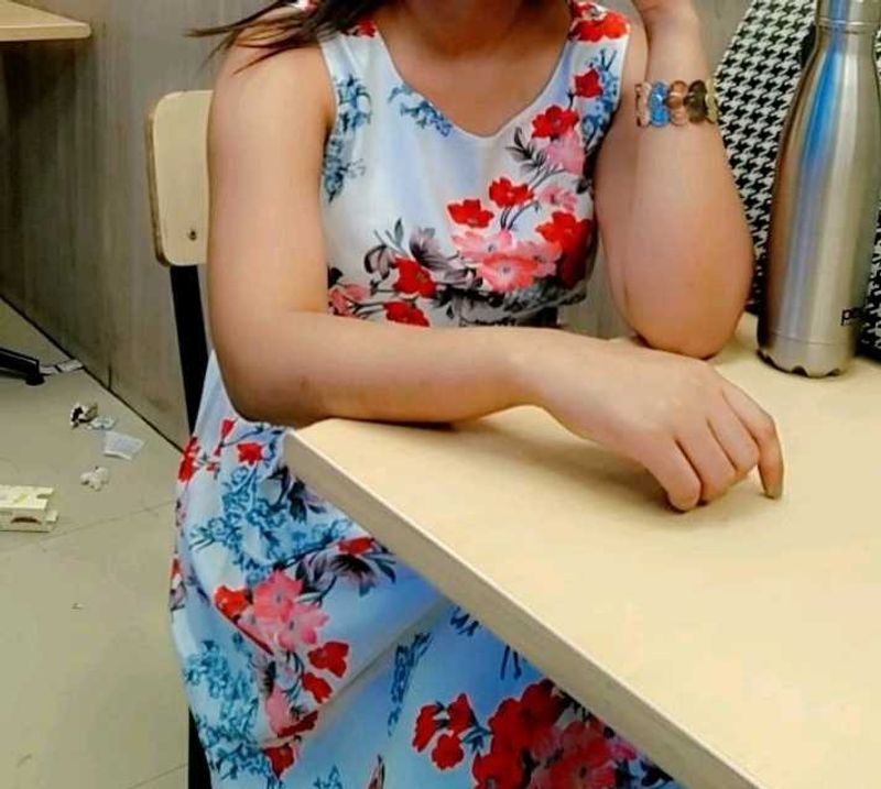 Floral Sleeveless Midi Dress
