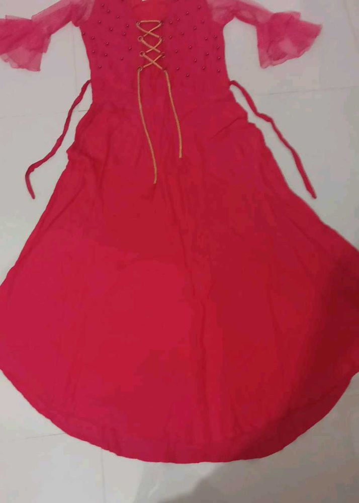 Beautiful frock with Bell Sleeves