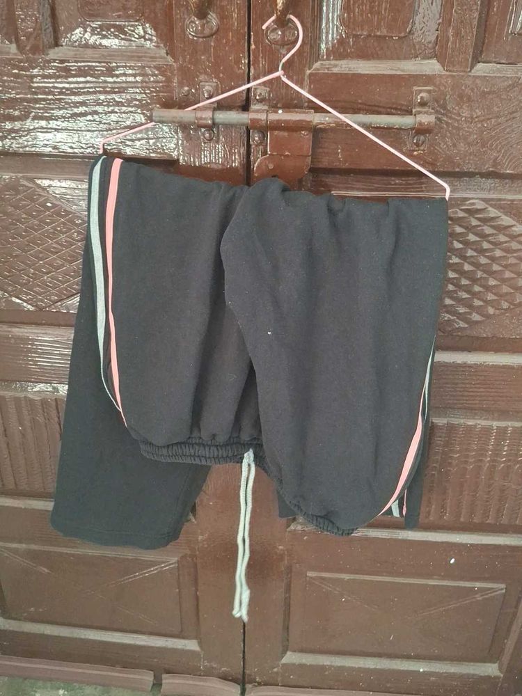 Comfortable Track Pants with Striped Detail