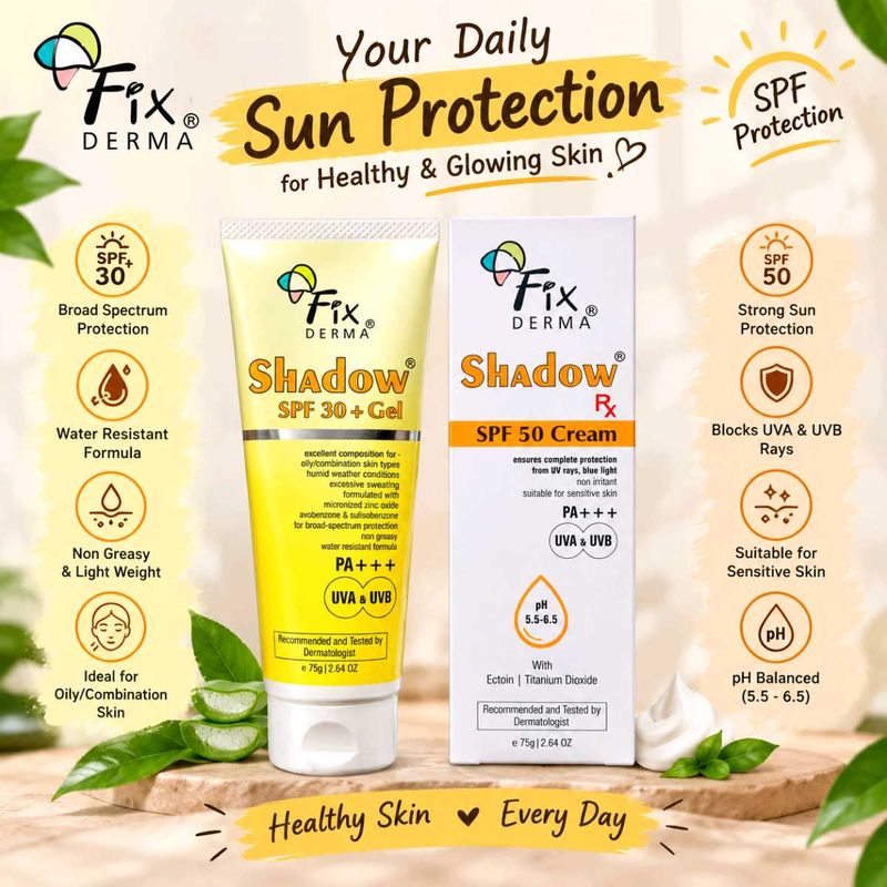 Fix Derma Sun Protection Cream &amp; Gel
