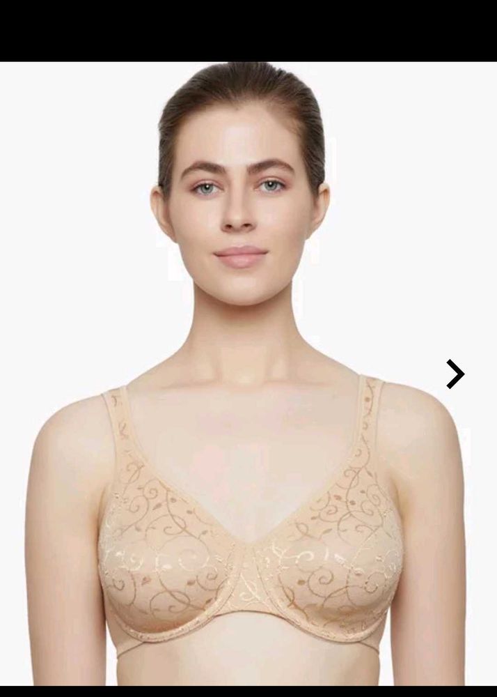 Triumph Original Elegant Beige Embroidered Bra