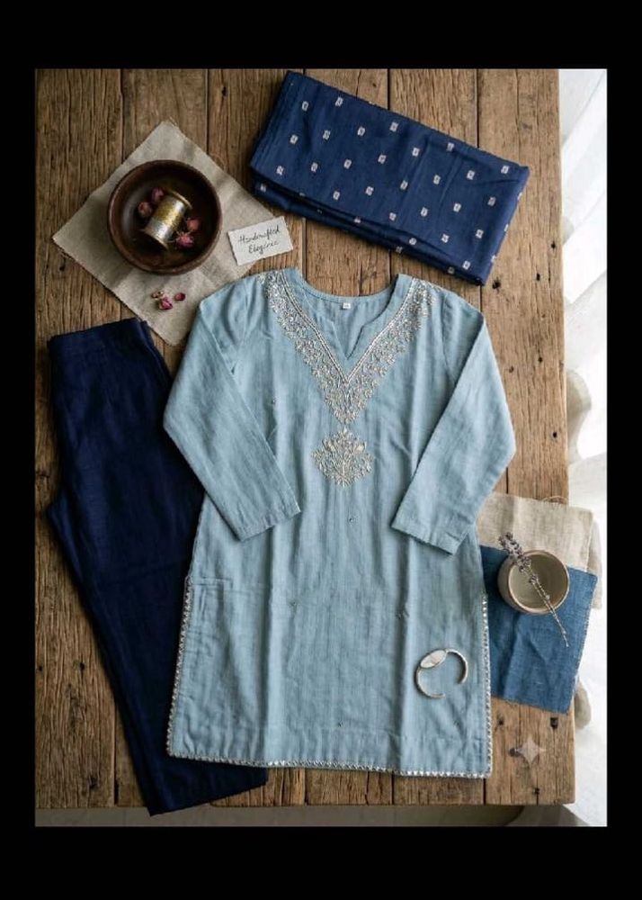 Elegant Embroidered Kurta Set