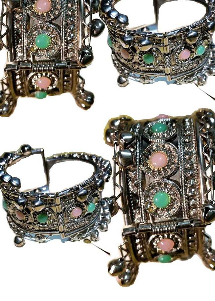 Boho Beaded Cuff Bangle Bracelet