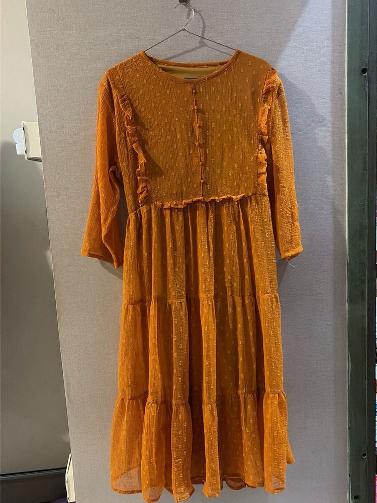 Mustard Yellow Dress