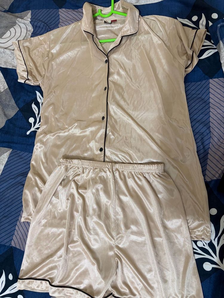 Satin Pajama Set