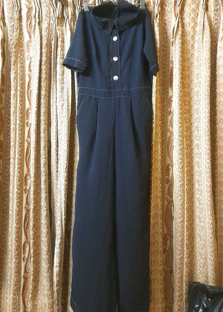 Navy Blue Jumpsuit