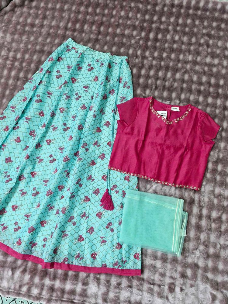 Beautiful Floral Lehenga Choli Set