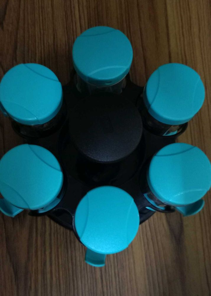 Spice Rack Organizer with Jars