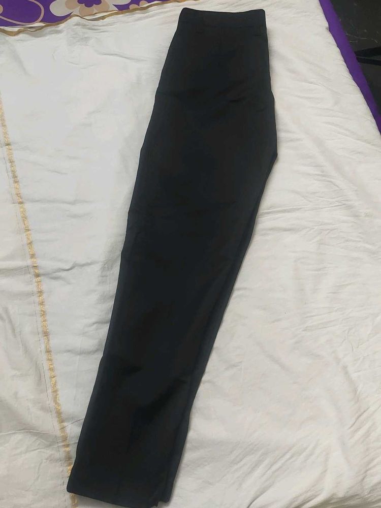 Black Straight Leg Pants - Formal