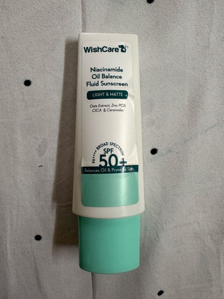 WishCare Niacinamide Oil Balance Fluid Sunscreen