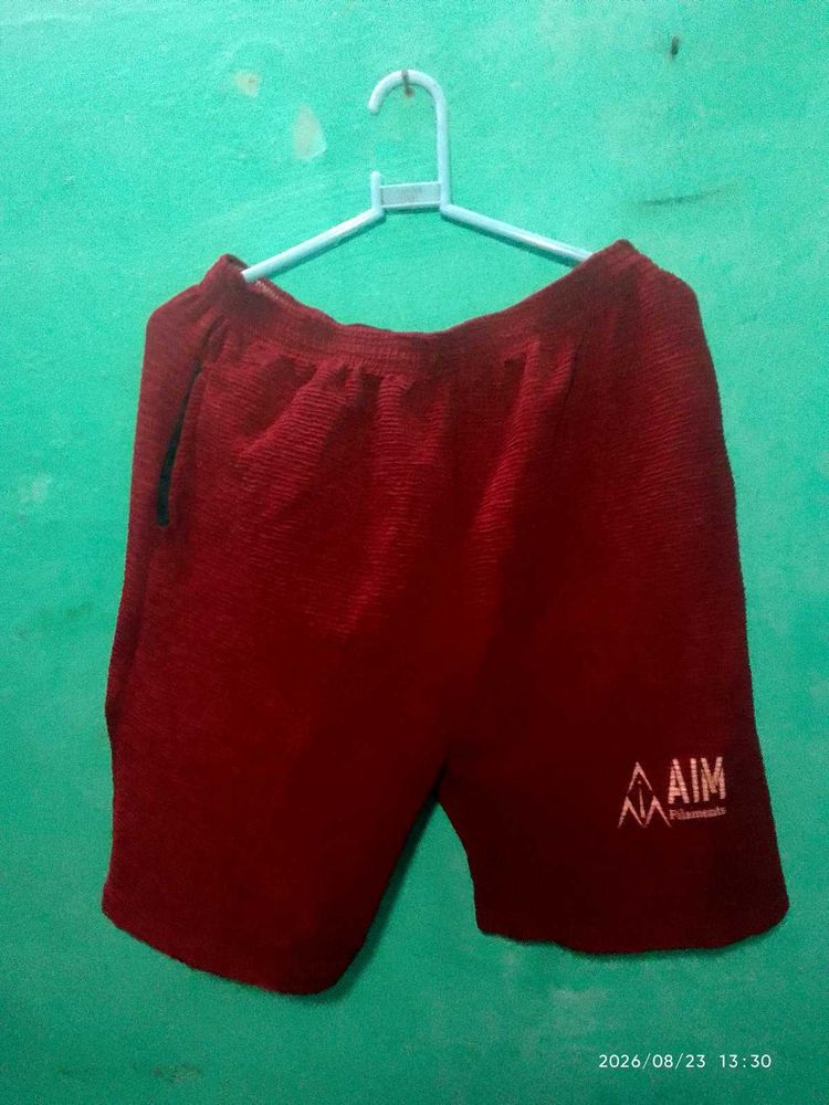 AIM Filaments Men's Maroon Shorts