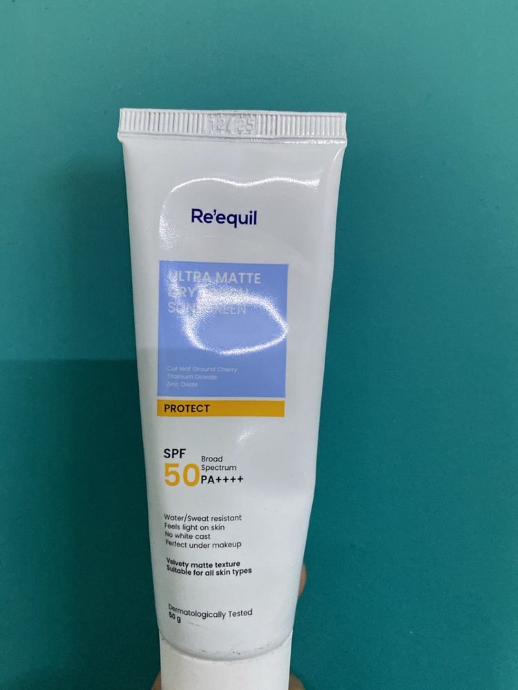 Re’equil Ultra Matte Dry Touch Sunscreen