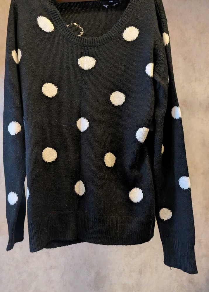 MAX Polka Dot Sweater (S)