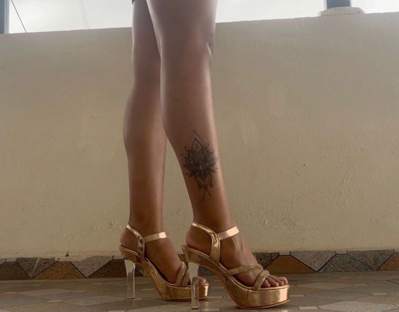 Rose Gold Heels 5 Inches