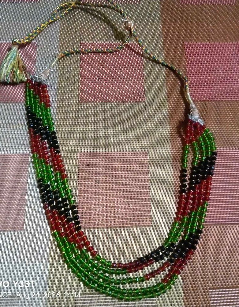 Multi-Strand Beaded Necklace