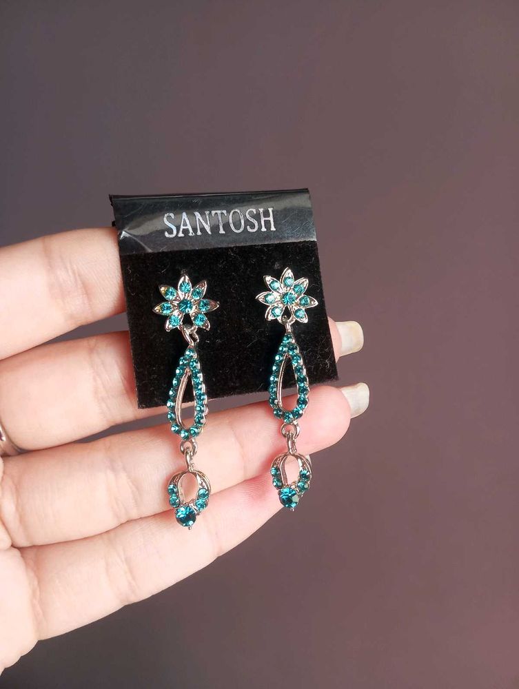 💠Elegant Blue Stone Drop Earrings
